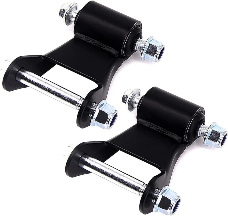 FEXON Rear Leaf Spring Shackle Compatible with Chevy Silverado Avalanche Suburban GMC Sierra Yukon XL 1500 2500 HD, Pack of 2 pieces, Replaces: 722-029 22820716 25812937 - Image 1