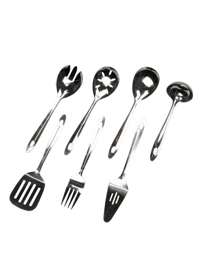 Chef Craft Select Serving Spoon, 9.5 inch, Stainless Steel - Image 3