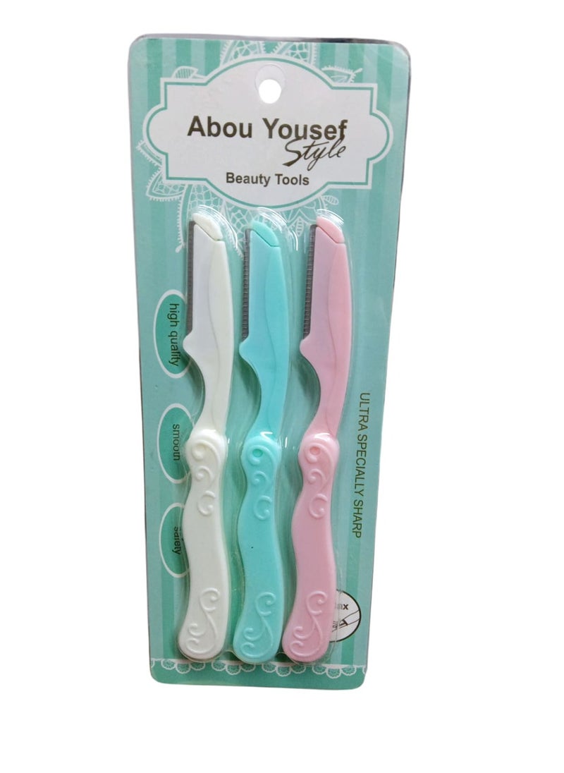 Abou Yousef Style Facial Razors - 3 Pieces - pzsku/Z8955E997E387C441B3F5Z/45/1742637978/1622de1c-ee14-4057-b52d-cd683c200b70