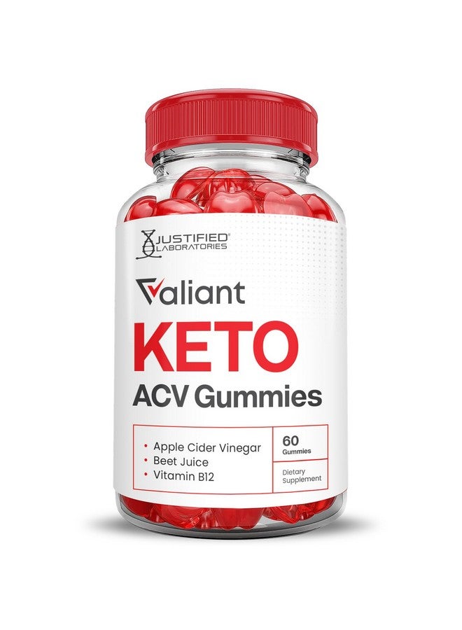 Justified Laboratories (2 Pack) Valiant Keto ACV Gummies Advanced Formula 1000MG Valant Keto Gummies Apple Cider Vinegar Formulated with Pomegranate Beet Juice Powder B12 Vegan Non GMO 120 Gummys - Image 4
