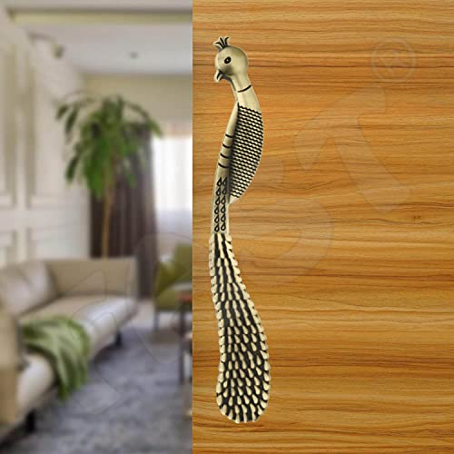 FAST DH16Z Premium Peacock Brass Antique Door Handle Pull for Wooden Main Door and Temple Door (12 Inch 1 Pcs) - Image 1