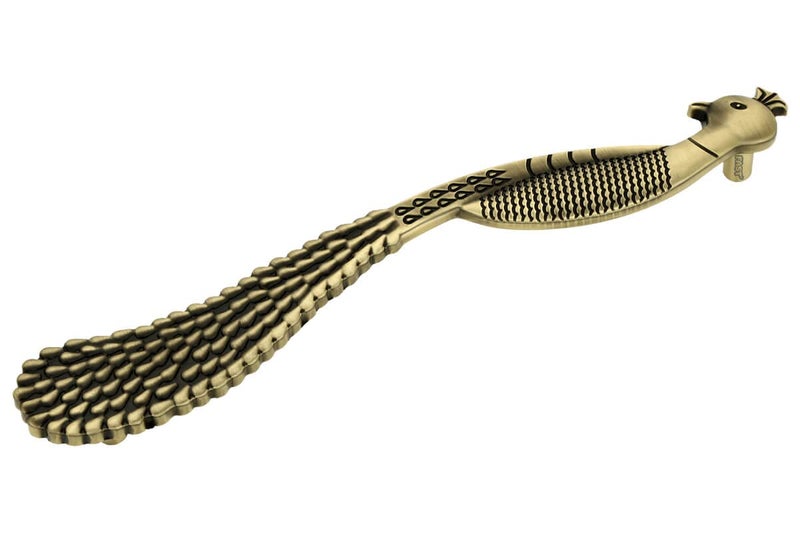FAST DH16Z Premium Peacock Brass Antique Door Handle Pull for Wooden Main Door and Temple Door (12 Inch 1 Pcs) - Image 2