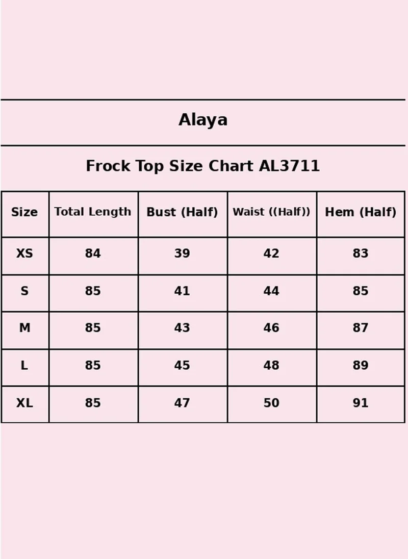 Alaya black Women   Cotton Frock Top -AL3711 for Women | Best Price UAE