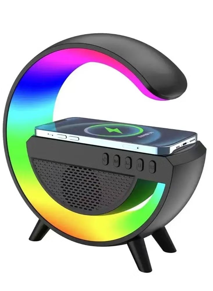 G500 Bluetooth Speaker,wireless charger With RGB Led