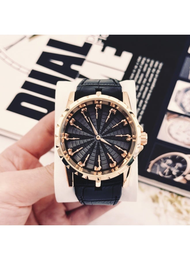 FENSIR Twelve Round Table Knight Watch Valentine's Day Gift for Boyfriend, Personalized Trendy Men's Quartz Watch - Image 3