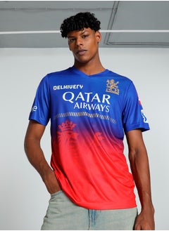 PUMA Mens RCB Replica Cricket Jersey 2024  - Image 1
