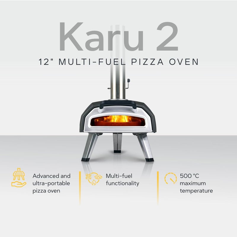 Ooni Karu 2 Multi-Fuel Outdoor Pizza Oven - Image 3