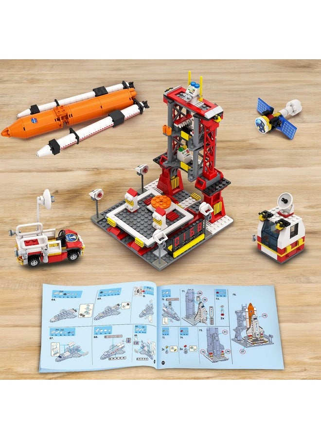 WishaLife WishLife City Space Exploration Shuttle Toy - Building Blocks Sets for 6 7 8 9 10 11 12 Year Old Boys Girls, Mars Rover, Launcher, Satellite, Aerospace Spaceship Toys Gifts for Kids Age 6-12 (660 PCS)  - Image 5