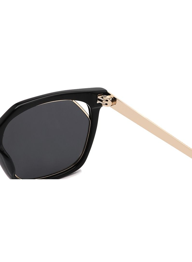 Ziazone Acetate Metal Square Sunglasses - Image 3