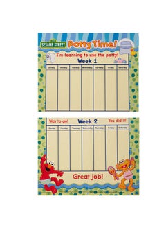 Bendon Publishing Sesame Street"Potty Time" Potty Training Coloring And Activity Set With Progress Chart And Reward Stickers  - Image 3