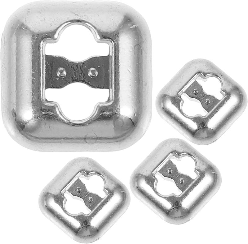 4-pcs Metal No Tie Shoe Lace Fasteners Clips Buckles Ends for Sneakers Casual Canvas Shoes DIY Fastening - Image 1