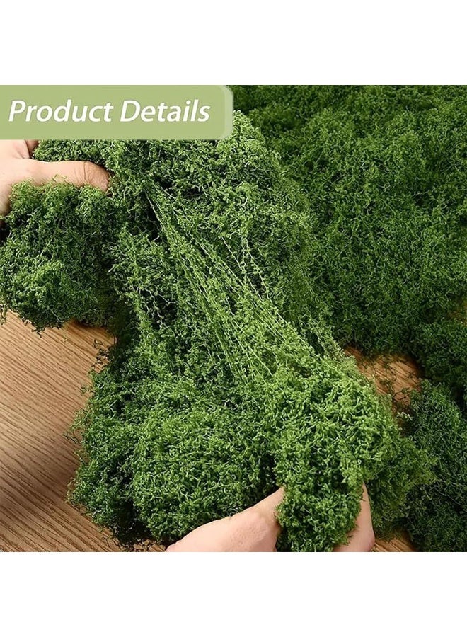 Fake Moss Faux Moss For Plants Indoor Fake Green For Potted Plants 7OZ Decor Artificial Faux Crafts Preserved DIY Dective Table Centerpieces Decor Garden Fll Wedding - Image 4