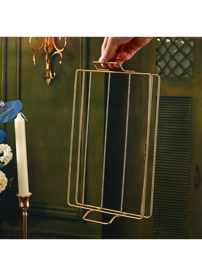 تراديو طقم وعاء زجاجي للمكسرات والوجبات الخفيفة مع أغطية وصينية معدنية ذهبية – 6 قطع طاولة تقديم وجبات خفيفة مع غطاء، أوعية تخزين فواكه ووجبات خفيفة متعددة الأغراض وفاخرة وخفيفة، أطباق تقديم مقسمة، مجموعة أوعية تقديم مكسرات وحلويات شفافة للحلويات والفواكه والمكسرات، صينية وجبات خفيفة محمولة - Image 5