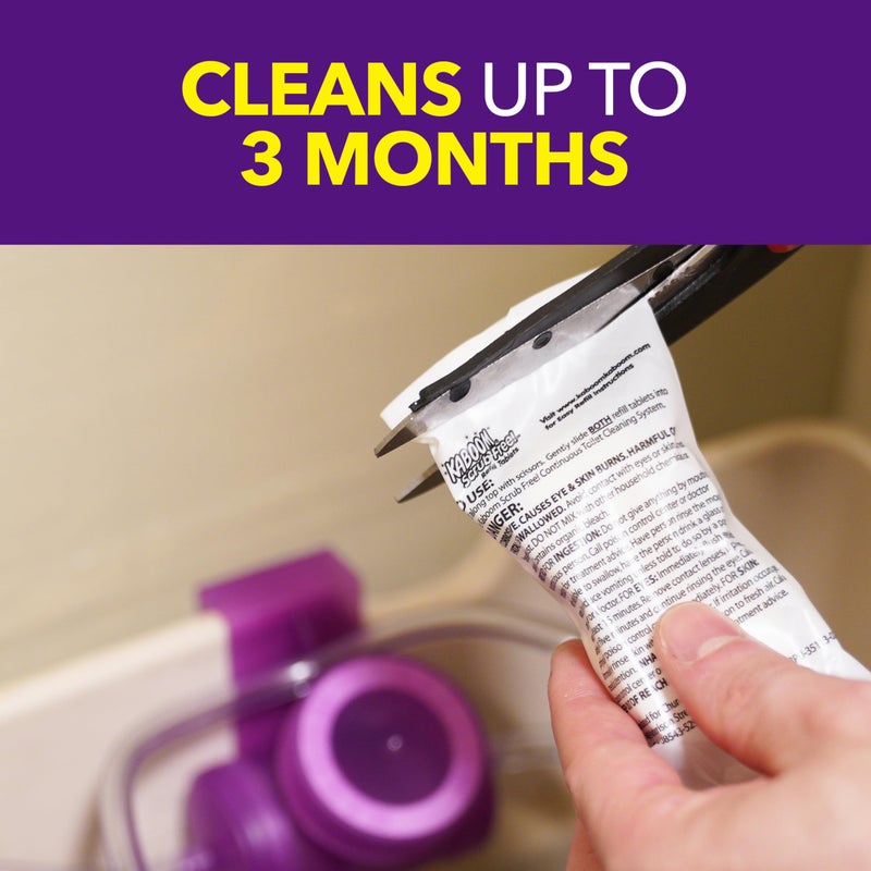 KABOOM 3-Pack Refill â€“ Kaboom Scrub Free! Continuous Clean with OxiClean - Image 2