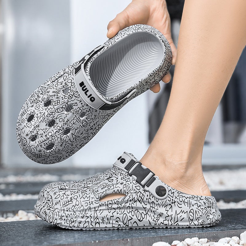 Parent-Child & Couple Style Clogs, Summer Thick-Soled Outdoor Beach Shoes For Boys And Girls, Eva Casual Sandals For Men And Women - Image 1