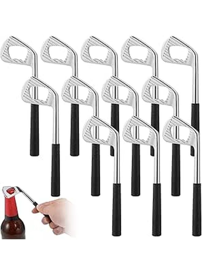Silver Alloy Golf Bottle Opener Set Of 12 Perfect Groomsmen Gift - Image 1