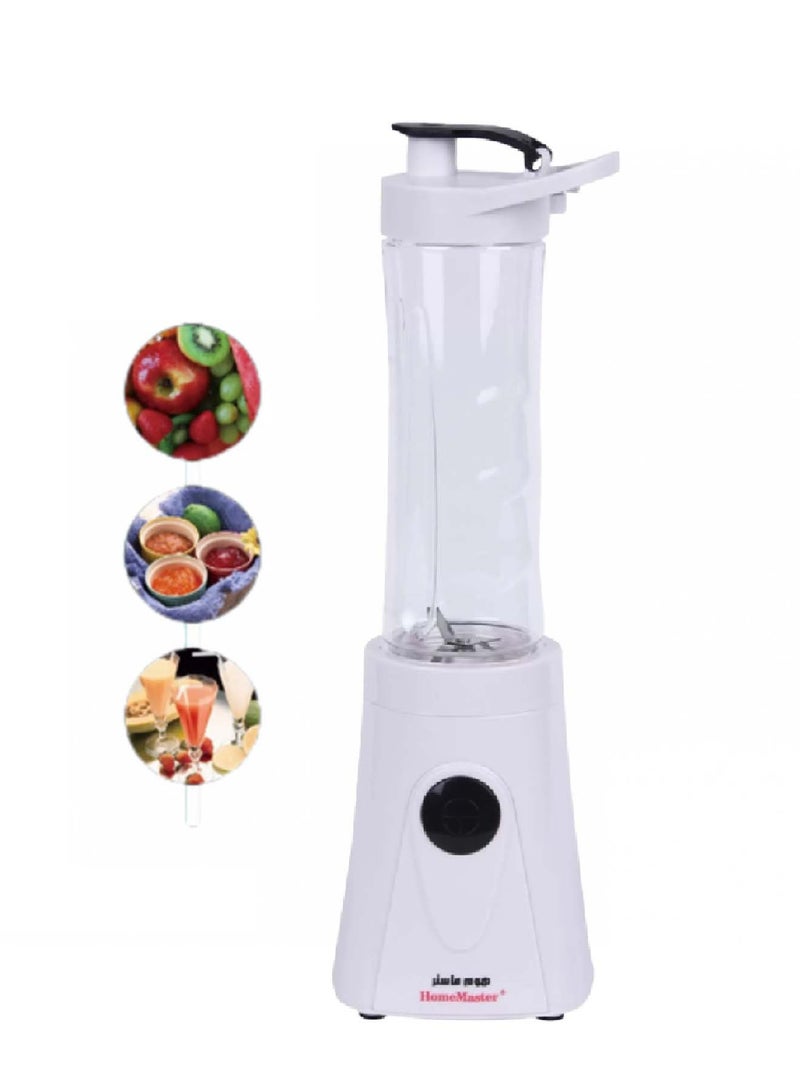 Home Master Blender with fresh juice bottle at any time Enjoy easy control via the convenient button 1 speed + pulse function to reach the desired consistency HM-431 - Image 3