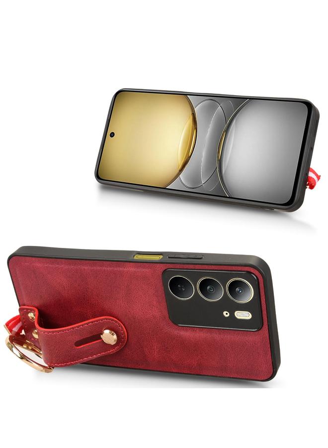 erorex Case For Realme C75 Wristband Leather Back Phone Case - Image 4