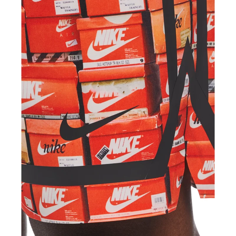 Nike Orange Men's Printed Swimming Shorts for Men | Best Price UAE