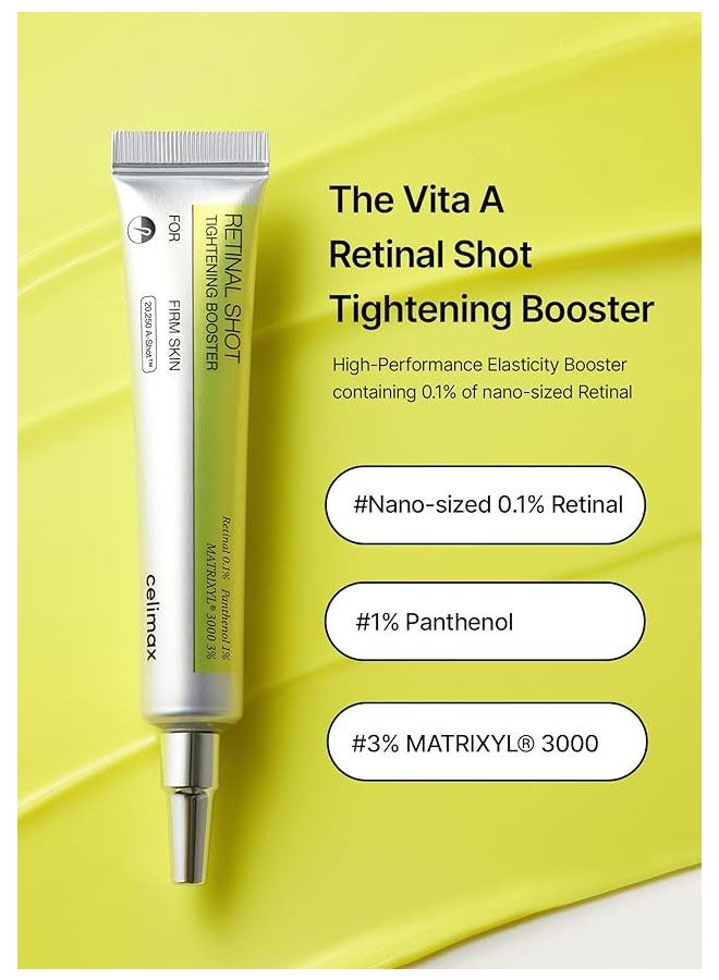 celimax Retinal Shot Tightening Booster, Pore Minimizer, Anti Wrinkles and Fine Lines, Firmer Skin, 15ml - Image 2