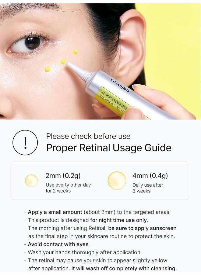 celimax Retinal Shot Tightening Booster, Pore Minimizer, Anti Wrinkles and Fine Lines, Firmer Skin, 15ml - Image 5