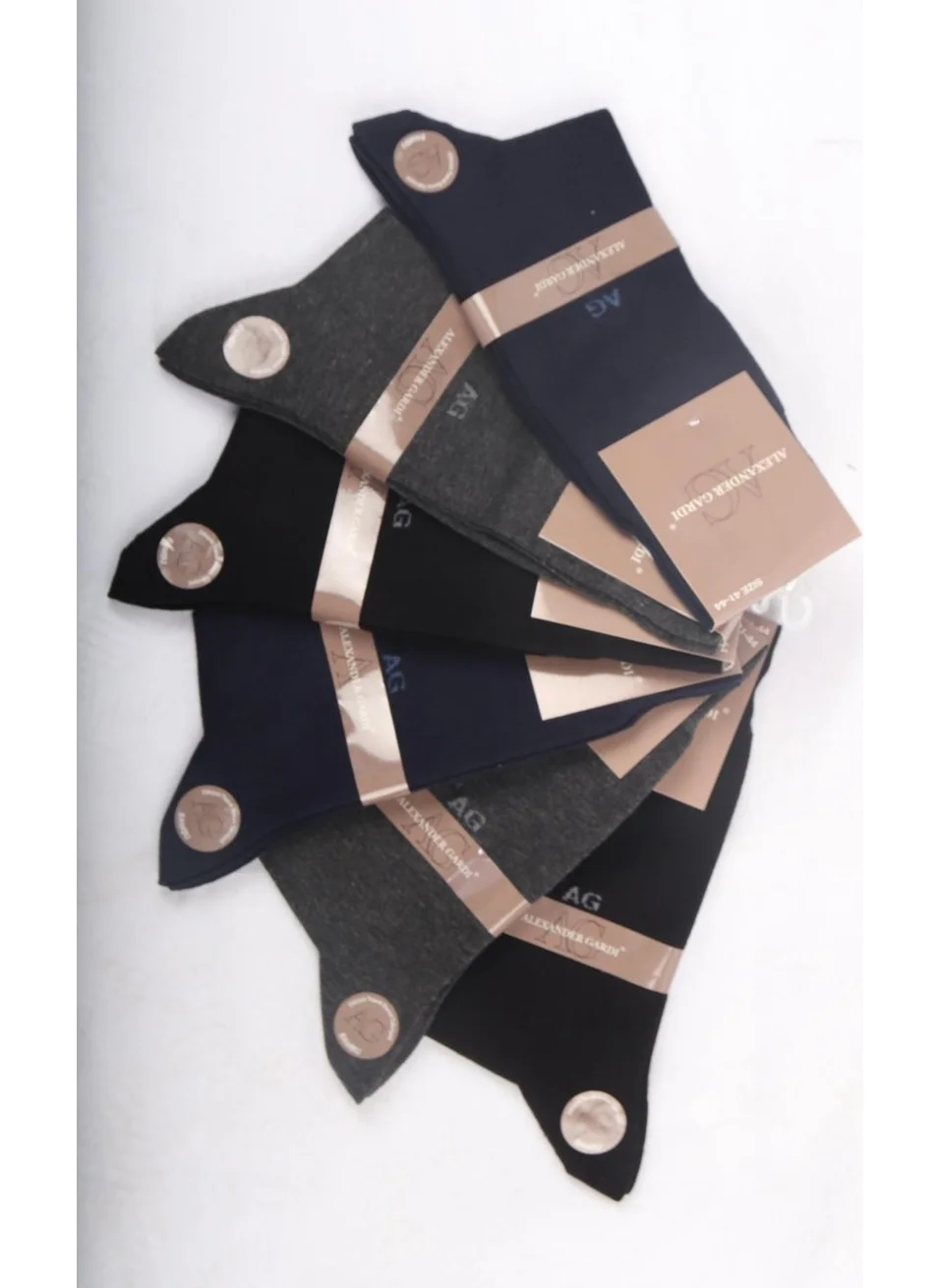 Alexander Gardi Alexandergardı 6 Pairs Bamboo Scented Seamless Classic Ankle Socks (23-CRP07)