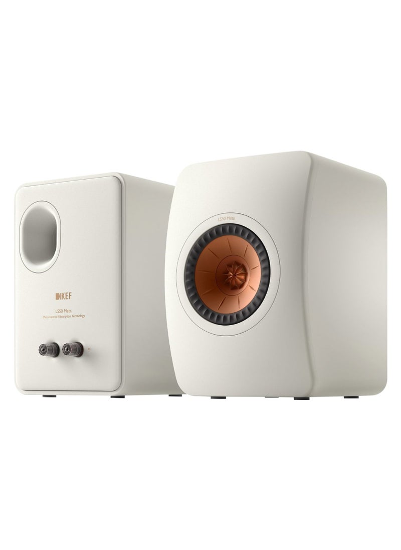 KEF LS50 Meta Mineral White Bookshelf Speakers - pzsku/Z8957BD14A77ED0EDF872Z/45/_/1719650539/fc3849ae-660a-47d6-a92b-ccec8a9e8bb9