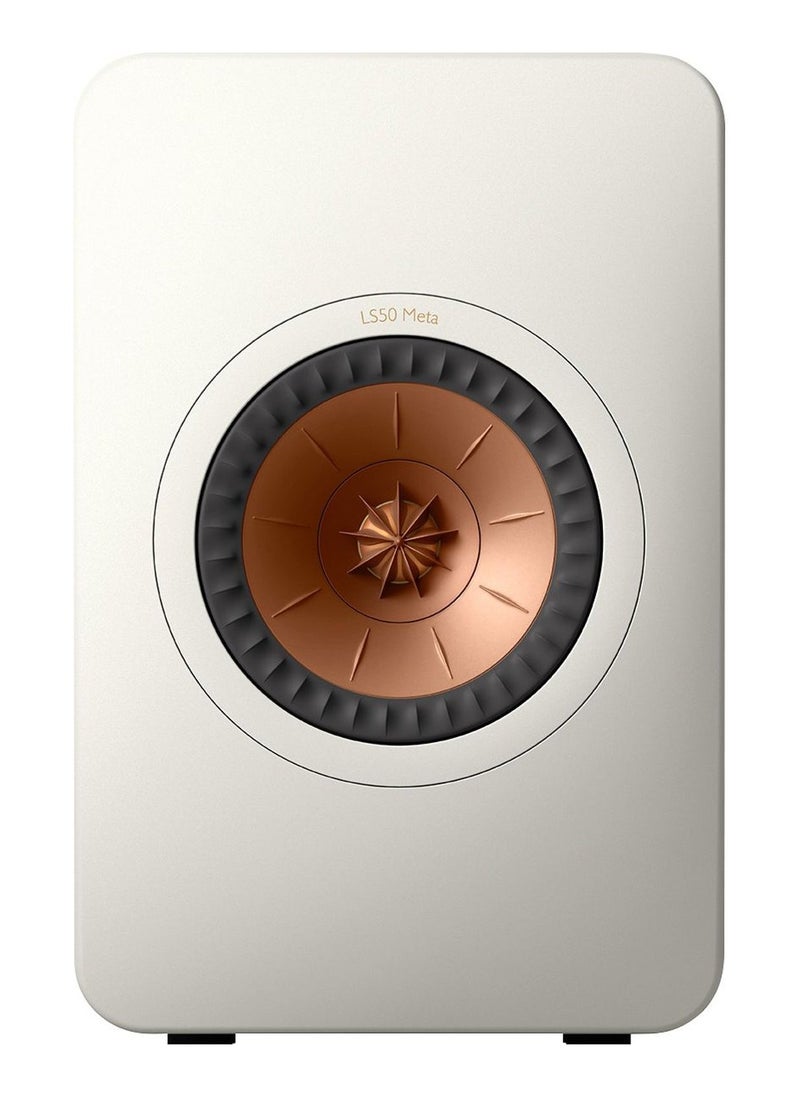 Kef - KEF LS50 Meta Mineral White Bookshelf Speakers - Image 1