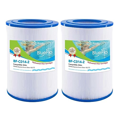 BLUEFLO BLUEFLO Spa Filter Replace PDM28, Aquarest Dream Maker 461273 Hot Tub Filter, 2 Pack  - Image 1