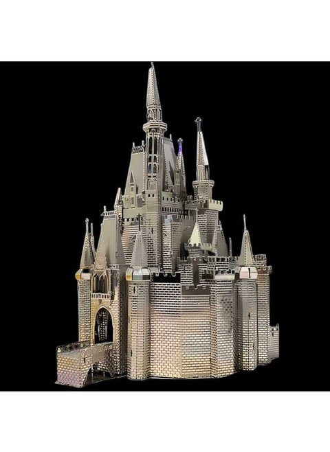 Tianwai String Sound-Tianyin Pavilion Metal Assembled Model Adult Difficulty Handmade 3D Three-dimensional Puzzle Toy-Colour:(☆＿fairy Tale Cinderella Castle︹^*)