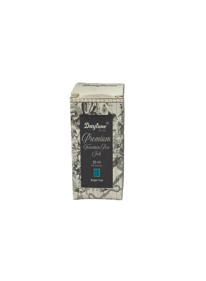 Daytone Premium Fountain Pen Ink (Double Pack of 2) (Bright Teal, 30 ml Each) - Image 2
