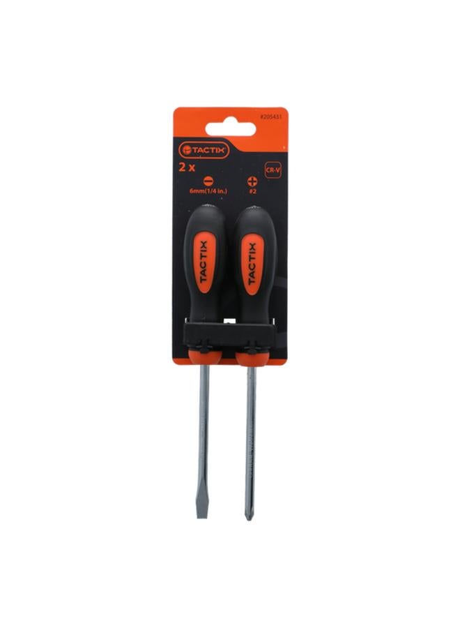 Tactix 2-Piece Basic Screwdriver Set Multicolor - Image 1