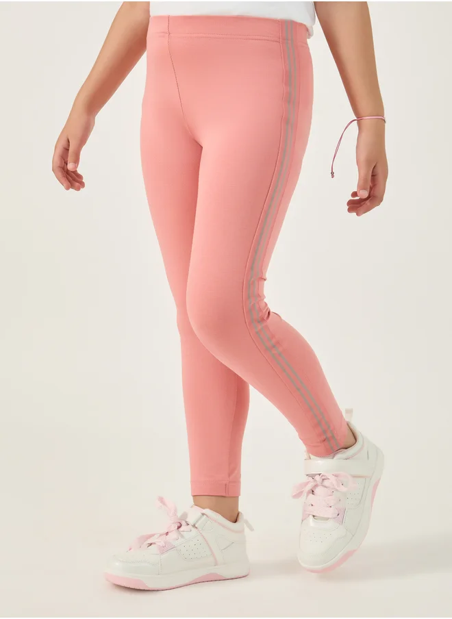 Styli Styli Ankle Length Legging with Side Tape