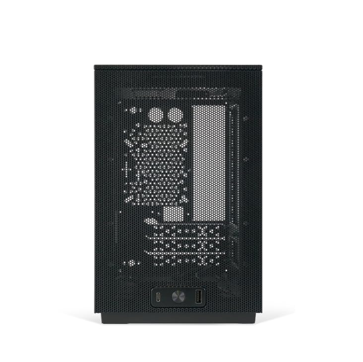 SSUPD Meshroom D Mini-ITX Small Form Factor (SFF) Case - Full Mesh Side Panel - Tool-Free and Easy Accessibility Black (Variant B) - Image 2