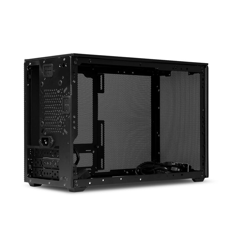 SSUPD Meshroom D Mini-ITX Small Form Factor (SFF) Case - Full Mesh Side Panel - Tool-Free and Easy Accessibility Black (Variant B) - Image 3