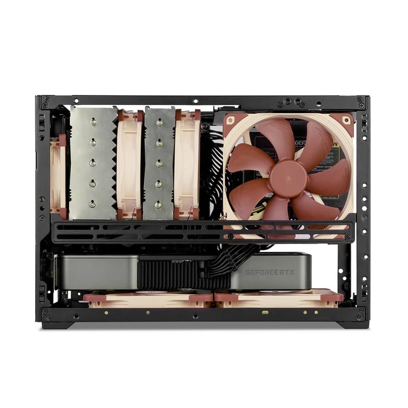 SSUPD Meshroom D Mini-ITX Small Form Factor (SFF) Case - Full Mesh Side Panel - Tool-Free and Easy Accessibility Black (Variant B) - Image 5