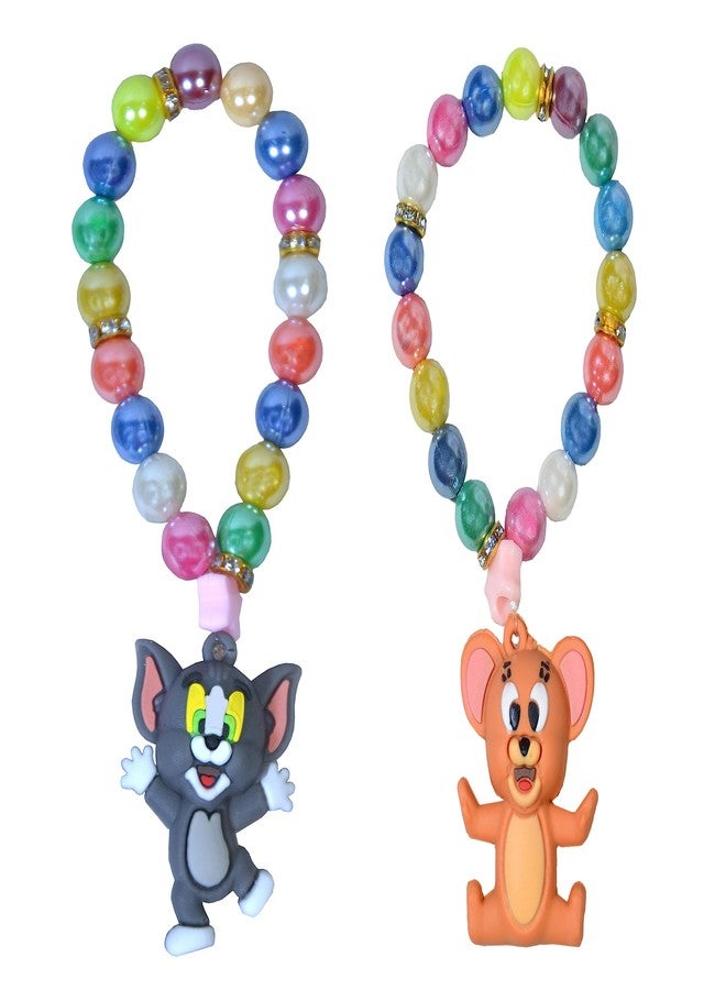 CLUZE Set of 2 Kids Favorite Tom and Jerry Cartoon Character Rakhi Bracelet for boys and girls - Image 1