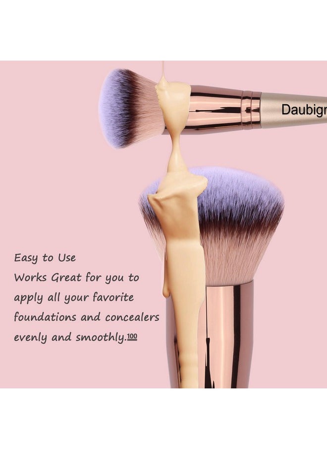 Daubigny - Makeup Brushes Dualended Foundation Brush Concealer Brush Perfect For Any Look Premium Luxe Hair Rounded Taperd Flawless Brush Ideal For Liquid Cream Powderblending Buffingconcealer - Image 1