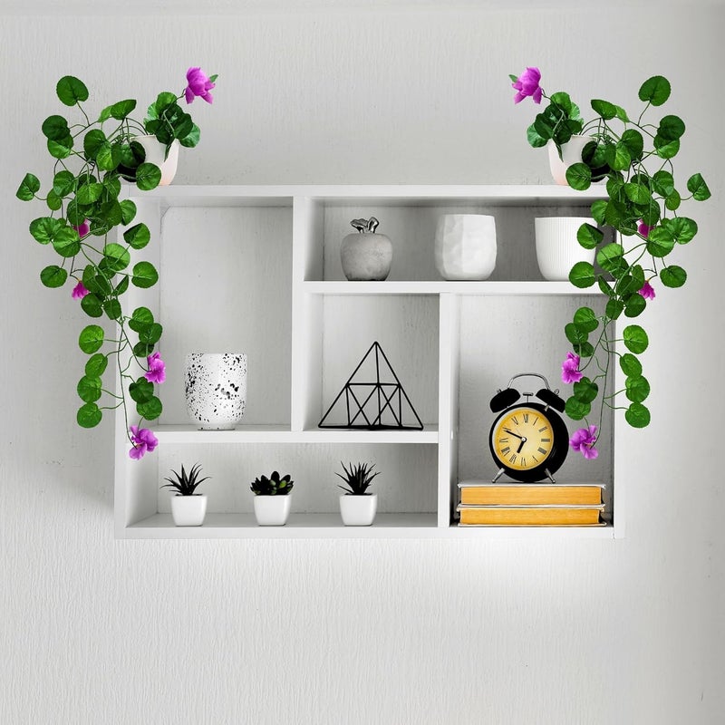 fancymart Plastic Pack Of 2 Artificial Flower Vine Plants Falling With Small Size Pot-Natural Touch & Feel Home Décor-Perfect For Home And Office Decoration-Size 45 Cm (8163) - Image 5