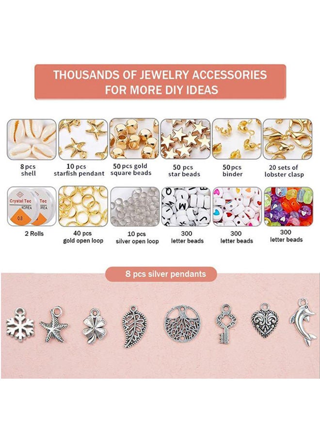 نيبمينينت مجموعة مكونة من 7150 قطعة الأقراص المنسوجة مقاس 6 مم ومجموعة حروف 25x18x10سم - Image 3