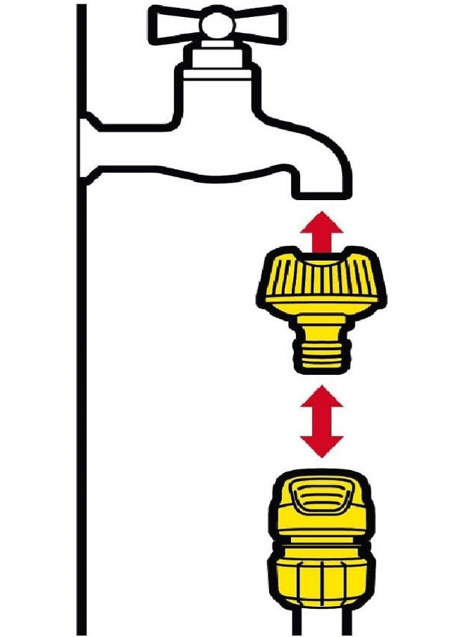 KARCHER Karcher Tap Adaptor With Reducer Suitable For Gardening And Pressure Washer Cleaning  - Image 5