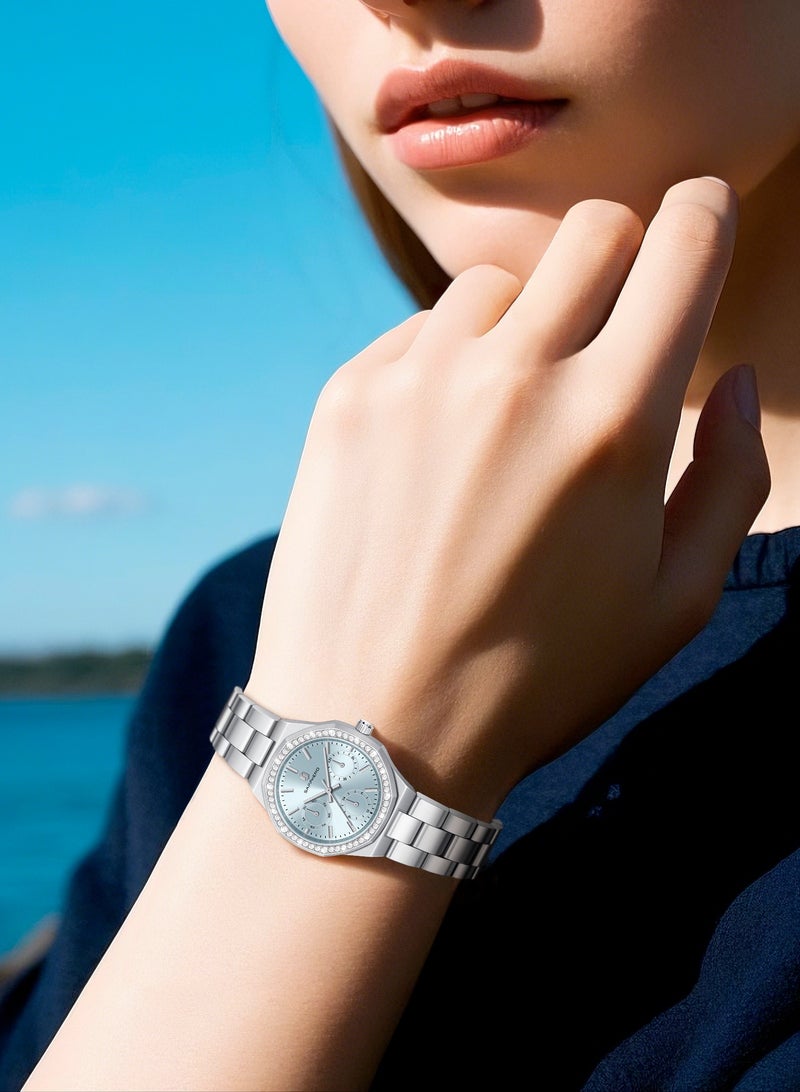 SAPPHERO Watches for Women Luxury Ladies Watches Women's Bracelet Watch Small Stainless Steel Analog 3ATM Waterproof Wrist Watch for Women - Image 2