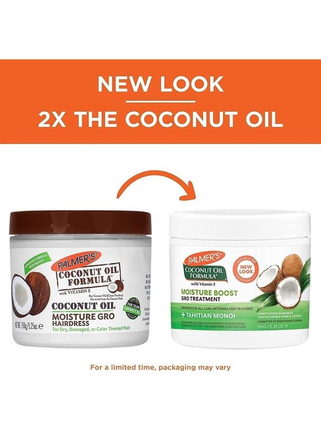 PALMER'S Coconut Oil Moisture Gro Hairdress, 5.25 Ounce  - Image 3