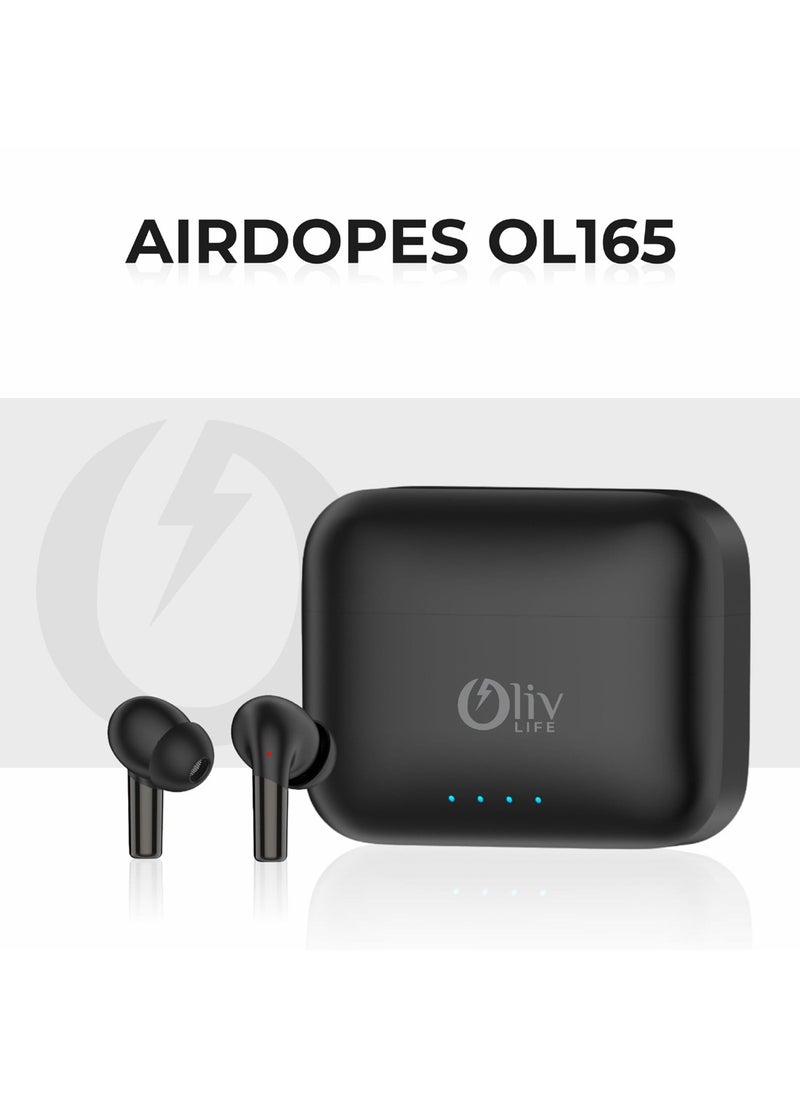 Oliv Life Wireless Bluetooth Airdrops OL165 - Black  - Image 2