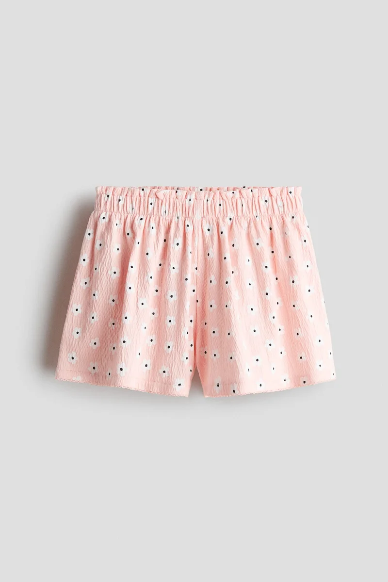 H&M Printed cotton jersey shorts