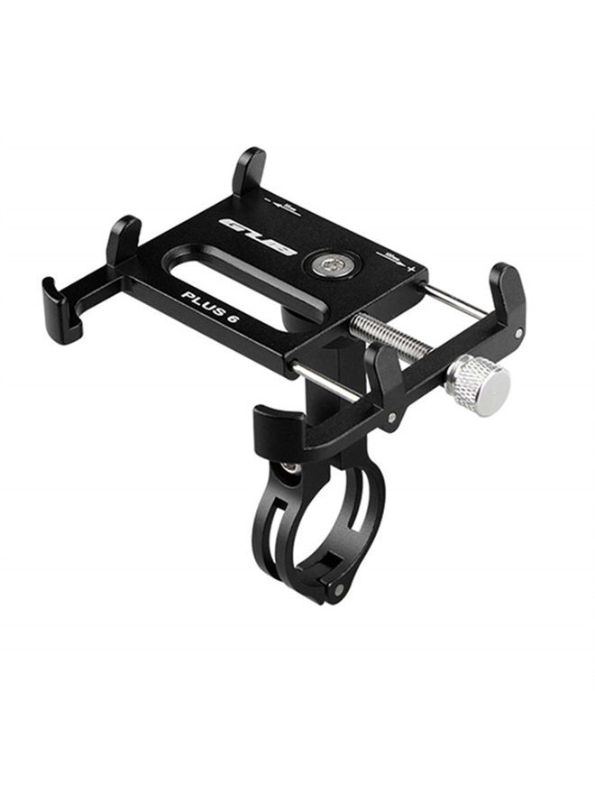 Gub Bicycle & Motorcycle Phone Mount - Aluminum Bike Phone Holder with 360°Rotation Adjustable Handlebar Phone Holder Compatible with iPhone XS XR 8 Plus,Compatible with Samsung S9/S8 (PLUS6 BLACK) - Image 1