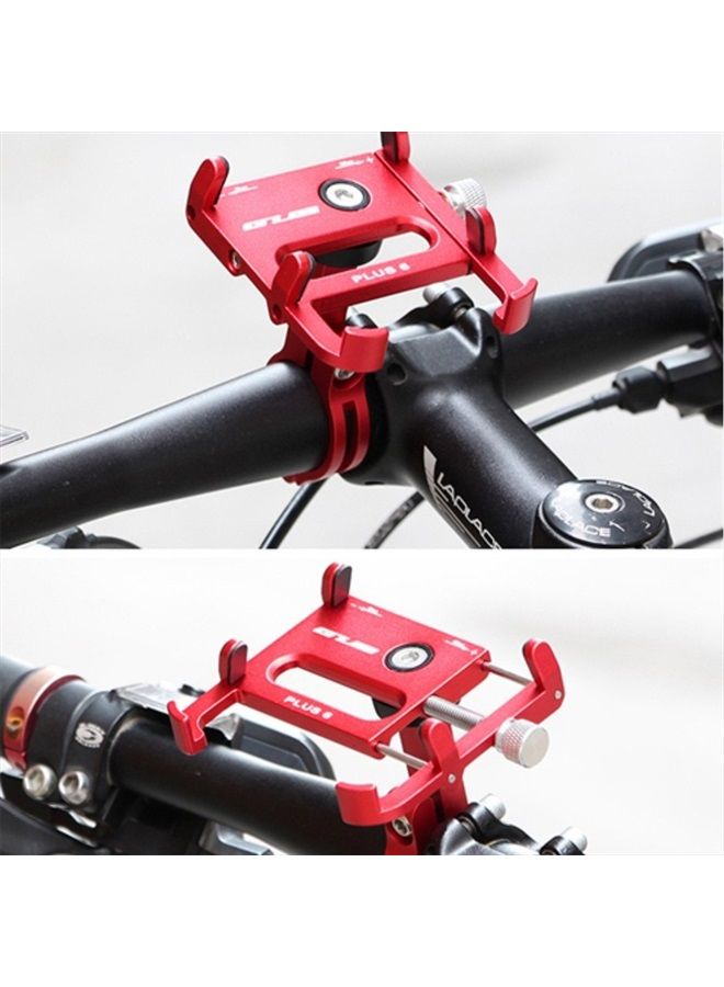 Gub Bicycle & Motorcycle Phone Mount - Aluminum Bike Phone Holder with 360°Rotation Adjustable Handlebar Phone Holder Compatible with iPhone XS XR 8 Plus,Compatible with Samsung S9/S8 (PLUS6 BLACK) - Image 5
