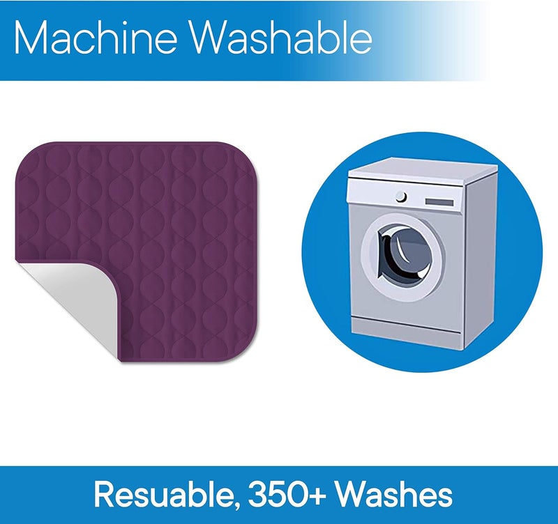 RMS Washable Reusable Incontinence Chair Pad (Ruby Red) - Image 5