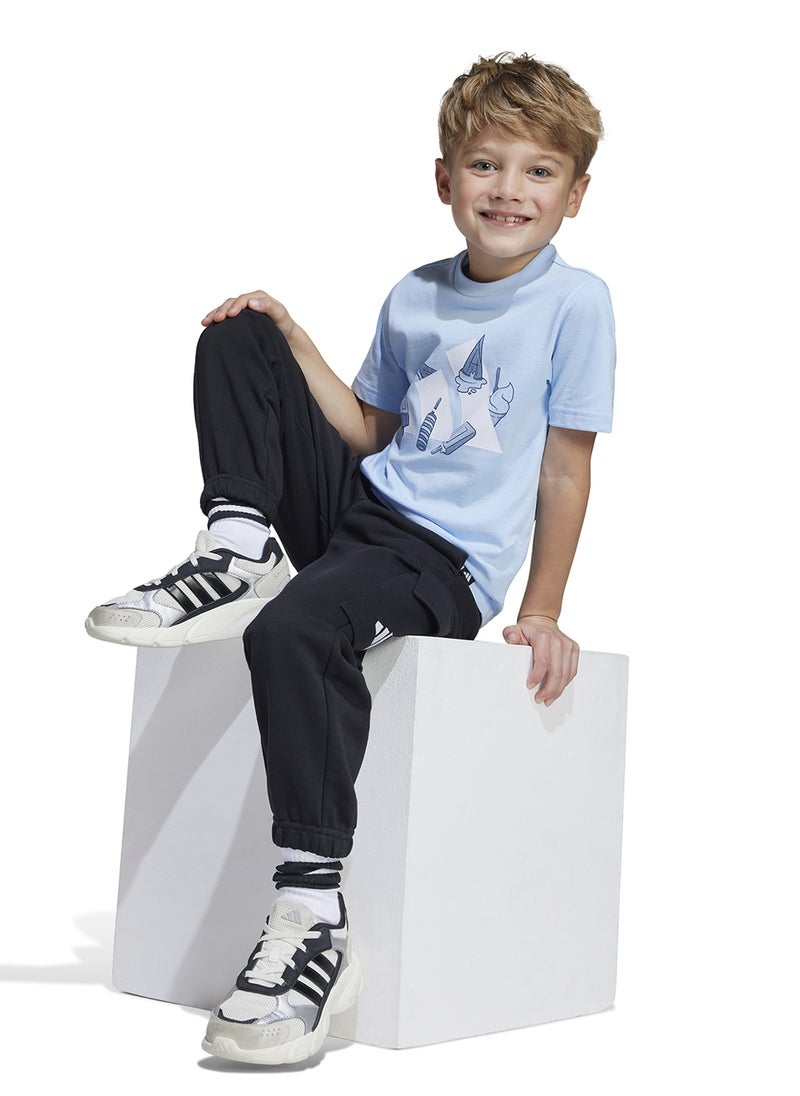 Adidas Kids Lounge Ice Graphic T-Shirt  - Image 5