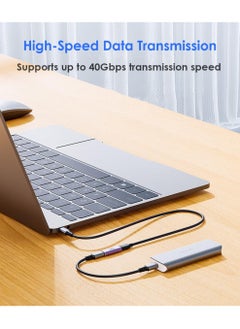 GNAFOTU USB C Female to Female Adapter, USB C Coupler, USB C Cable Extender Connector, Supports 40Gbps Transfer, 100W Charging, 8K/60Hz Video, Compatible with Thunderbolt 4/3, MacBook Pro/Air and More  - Image 4
